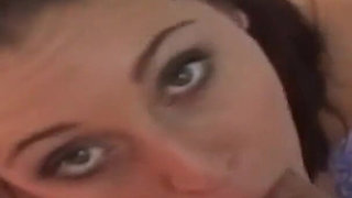 Young babe gets fucked in the van