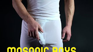 MasonicBoys Twink apprentice Austin Young fucked by DILF