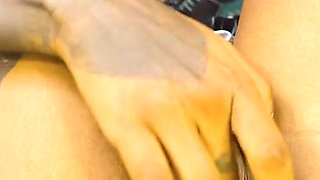 First Time Dark Exotic Virgin Breaks Her Silence with a Thick Dildo Mesmerizing Deep Eyes Spell