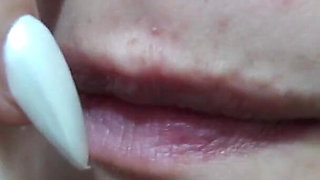 My Giantess Stepsister Puts Tiny Stepbrother in Her Nose as Punishment and Plays with Him