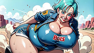 Bulma Fanart Inspired BBW Digital Art Set