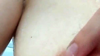 Wet Milky Tits with Hairs on Areolas