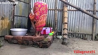 Red Saree Village Married Wife Sex ( Official Video By Villagesex91)
