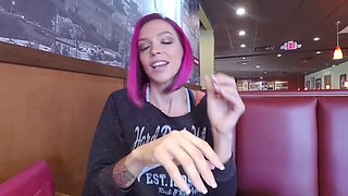 Anna Bell Peaks' vlog at the XBIZ awards featuring her punk style and big tits