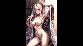 AI-Generated HD Anime Picture Compilation 100% Bliss (No Sound) Part 2