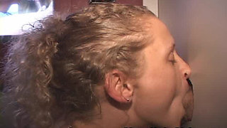 Ugly Saggy Soggy Slut Sucks N Fucks Glory Hole Penis Cummers!