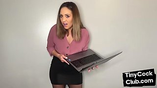 Upskirt babe dirty commeting small dicks