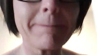 Julie does nude run in the office