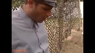 German Army General Fucks Big Tits Soldier Girl Anal Doggy Style