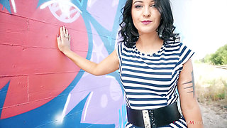 Lola Ash Glamour Video at the Graffiti Wall