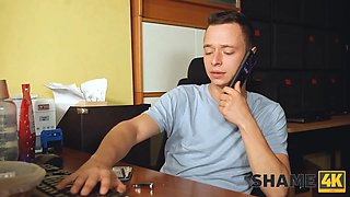 Trickster led mature neighbor sex toy paramour from sex store to daddy's bedroom