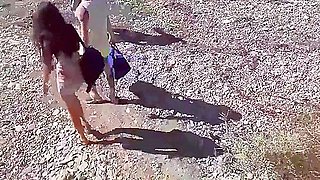 Pick Up Young Girl & Make Gang Bang Orgy On The Beach 36 Min