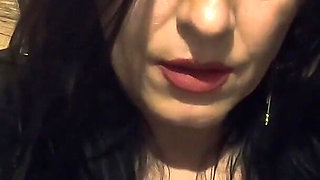 Desperate to Pee - Shiny Leather Boots, Ripped Pantyhose and Intense Pee Fetish Play