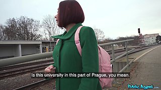 Public Agent - Creampie For UK Student 1 - Belle Ohara