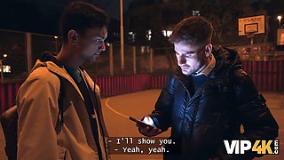 Watch belinda Bee dominate her obedient mate in lingerie & stockings