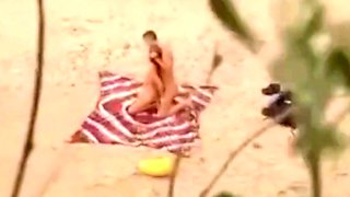 Stepdaughter 20 and BF on the beach (voyeur)