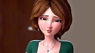 Hot Animated MILF Sex with Akashamunir - Home Fuck in 3D Animation