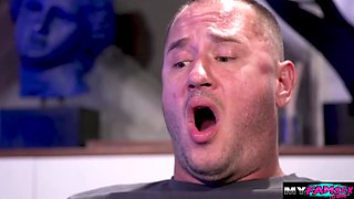 Letting my horny stepdaughter suck my dick