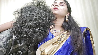 Kerala hot half saree romance with sex by Vaishnavy and Sharun Raj, Mallu hot couple kerala half saree romance with sex