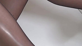 Pantyhose Fetish Tease Turns Into POV Pleasure