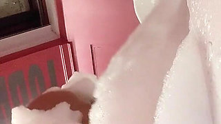 Skinny Girl Alone in Hydro Crazy to Take Dick