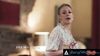 Horny MILF Tiffany Watson Fucks Stepfamily Threesome - Big Tits & Double Blowjob