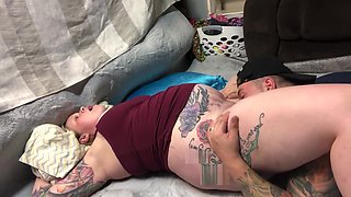 Hot & Pregnant- Kate gordon & Flash test out a Cock Ring tandem