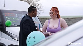 Abigail Morris Tempts in Wild Office Interracial Play