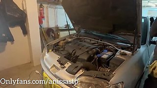 Anissa Hale Hot Blonde Cheats On Husband With Mechanic Part 1 - Amateur Wife Big Tits Car Sex