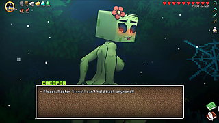 Minecraft Horny Craft - Part 39 Anal With Creeper Plus Pink Panties By LoveSkySan69