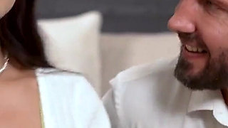 A Good Demure Wife Can Please Two Cocks at Once, and Her Husband Loves Sharing Her with Her Stepson