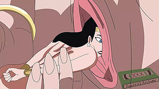 HoaXxx as Wonder Woman & Giganta Lesbian Hentai - Giantess Fuck with Dildo Orgasm