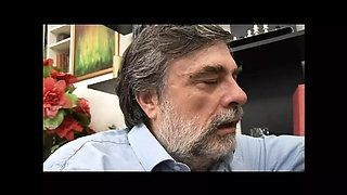 Old Man Lust - Gloria Domini Gives Hot Blowjob & Takes Cumshot - Vintage Amateur HD