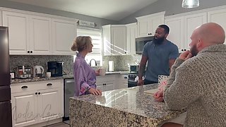 Cuckold Watches Wife Bang His Boss Interracial Sex