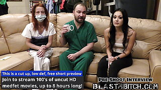 Blaire Celeste Gives Two Blowjobs Before Getting Blasted With Cum, Nurses POV