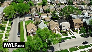 Dork nerd step-son devises a nefarious plot to fuck his step-mom and step-sister at the same time