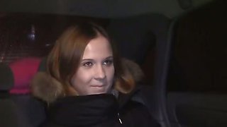 Sexy Redhead Fucks In The Car - Free porn clip: Sexy redhead fucked in a car