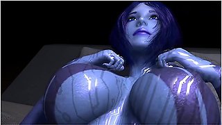 Sex With Cortana On The Bed Halo 3d Porn Parody - Car Toon