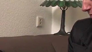 Blonde mature gets in threesome trouble