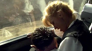 This French Babe Got Anal Fucked in Bus