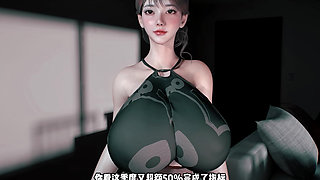 3D Huge Boobs Slut Cheating with Her Fat Big Dick Boss