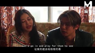 Asian Wife Swap Foursome - Big Tits Bai Jie Gets Fucked Doggystyle & Missionary