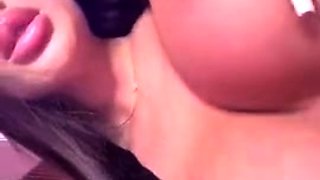 Big boobs milf masturbates with her dildo