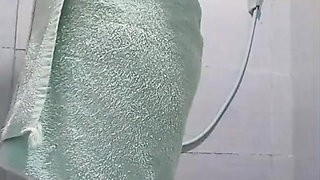 Sri lankan campus girl bathing