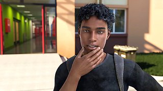 3D animated adventures with auntie and a shy African teen