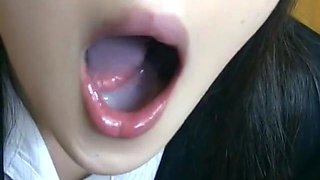 Amateur Asian Japanese Teen Gang Facial