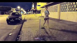 Gabbie Luna Public Blowjob - Amateur Latina Teen 18 Gives Free Street BJ