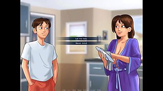 Gloryhole fun in the changing room - summertime saga episode featuring dirty gamesxxx