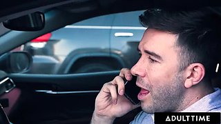 Sexy Redhead Scarlett Mae Swings With Hubby's Big Dick Friend - Hardcore Blowjob & Ride