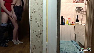 A Neighbor Fucked Me in the Mouth While My Husband Was Washing in the Shower